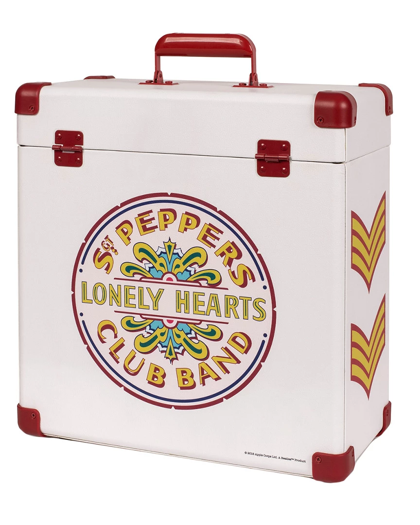 Crosley Record Carrier Case The Beatles Sgt Pepper Home Kitchen Tools & Gadgets