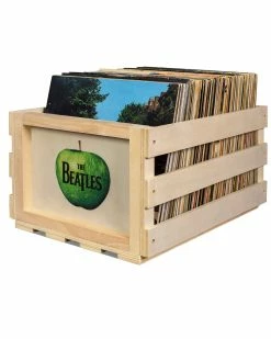Crosley Record Storage Crate The Beatles Apple Home Kitchen Tools & Gadgets