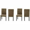 Crosley Edgewater 4pc Dining Chair Set Home Dining Chairs & Stools