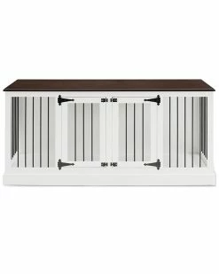 Crosley Furniture Winslow Medium Credenza Pet Crate Home TV Stands & Consoles