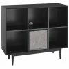 Crosley Liam 6 Cube Record Storage Bookcase With Speaker Home Bookcases & Shelving