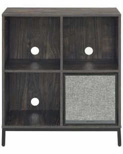 Crosley Jacobsen Record Storage Cube Bookcase With Speaker Home Bookcases & Shelving