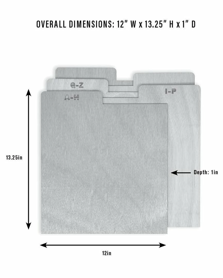 Crosley Radio Natural A-Z Wood Dividers For Crate Home Smart Home Devices - Image 3