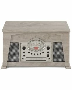 Crosley Radio Gray Medley Entertainment Center Home Smart Home Devices