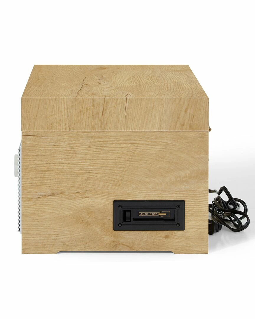 Crosley Radio Natural Haydn Entertainment Center Home Smart Home Devices - Image 4