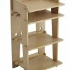 Crosley Radio Natural Soho Turntable Stand Home Bookcases & Shelving