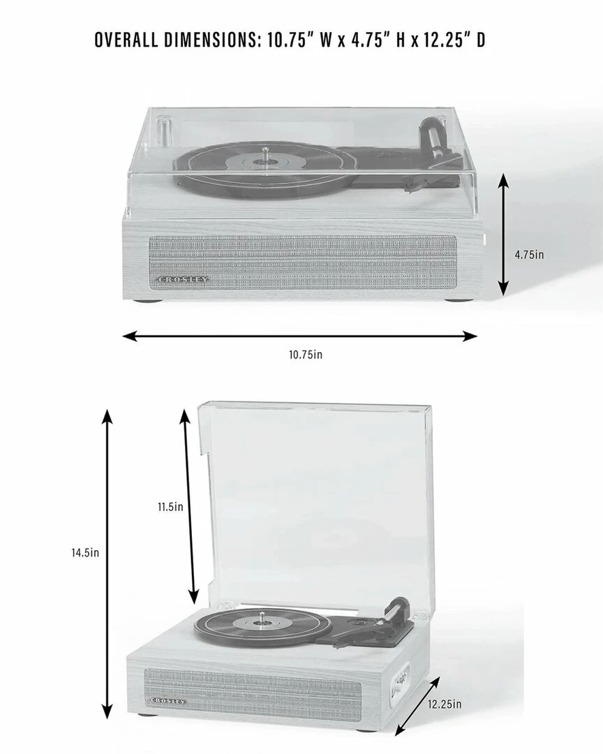 Crosley Radio Natural Scout Turntable Home Smart Home Devices - Image 7
