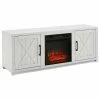 Crosley Furniture Gordon 58in Low-Profile TV Stand W/Fireplace Home TV Stands & Consoles