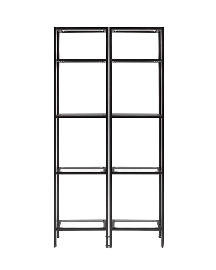 Crosley Aimee 2Pc Etagere Set Home Bookcases & Shelving - Image 3
