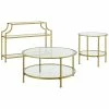 Crosley Aimee 3pc Set Home Coffee Tables