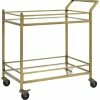 Crosley Aimee Bar Cart Home Bar Carts & Accessories
