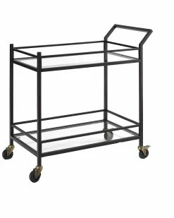 Crosley Aimee Bar Cart Home Bar Carts & Accessories