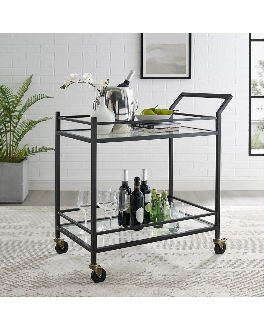 Crosley Aimee Bar Cart Home Bar Carts & Accessories - Image 2