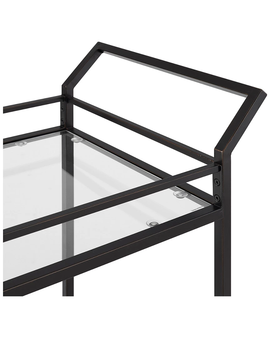 Crosley Aimee Bar Cart Home Bar Carts & Accessories - Image 3