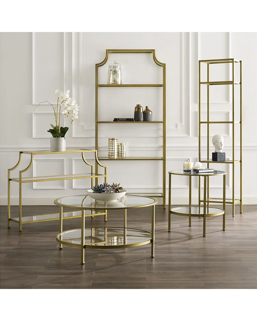 Crosley Aimee Glass Side Table Home End & Side Tables - Image 3