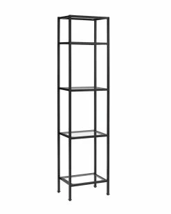 Crosley Aimee Narrow Etagere Home Bookcases & Shelving