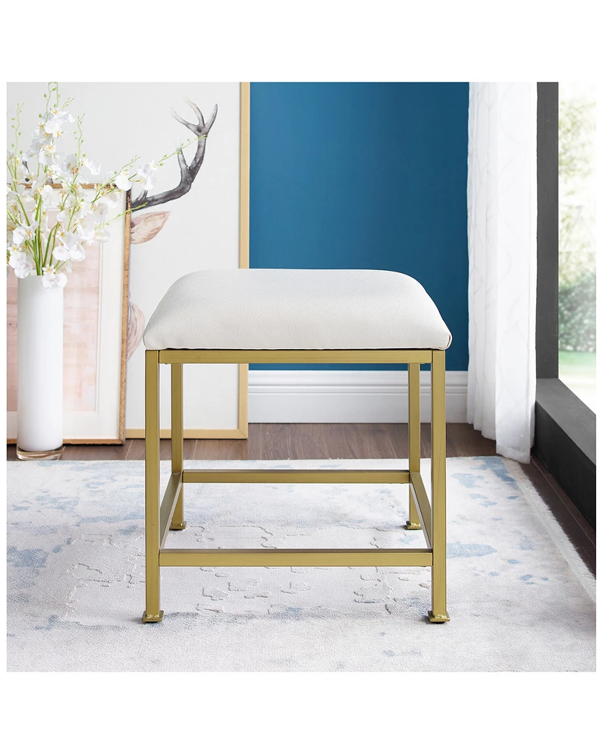 Crosley Aimee Vanity Stool Home Accent Chairs - Image 2