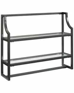 Crosley Aimee Wall Shelf Home Bookcases & Shelving