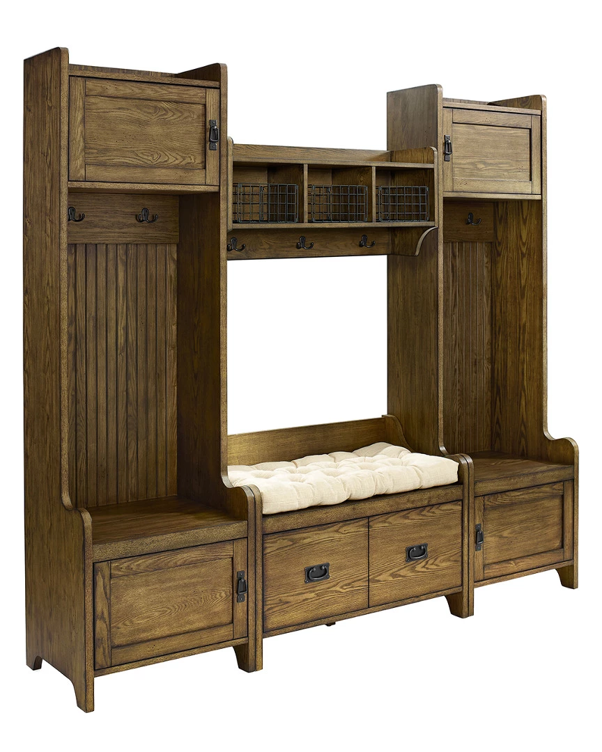 Crosley Fremont 4pc Entryway Kit Home Bookcases & Shelving