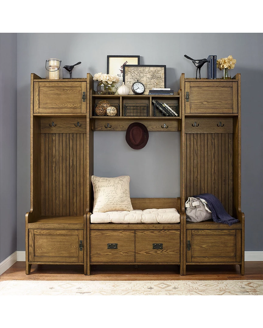 Crosley Fremont 4pc Entryway Kit Home Bookcases & Shelving - Image 2