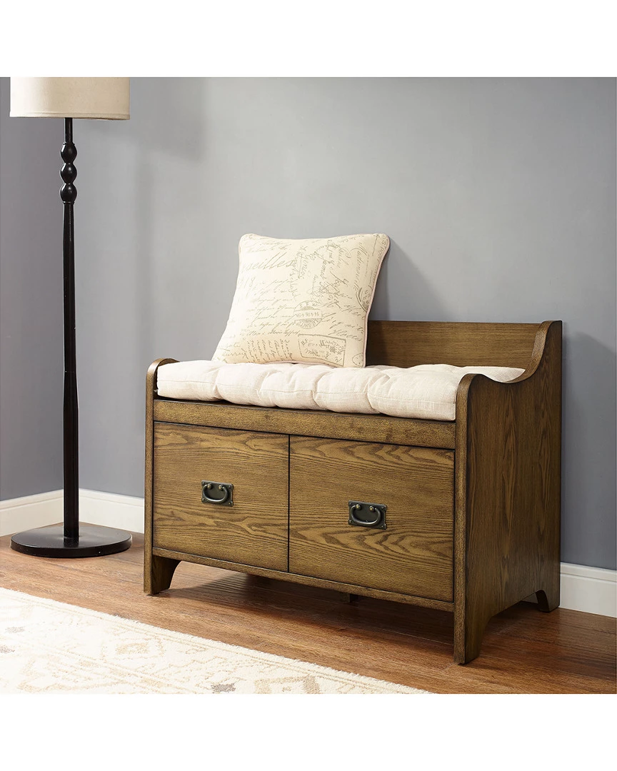 Crosley Fremont Entryway Bench Home Bookcases & Shelving - Image 2