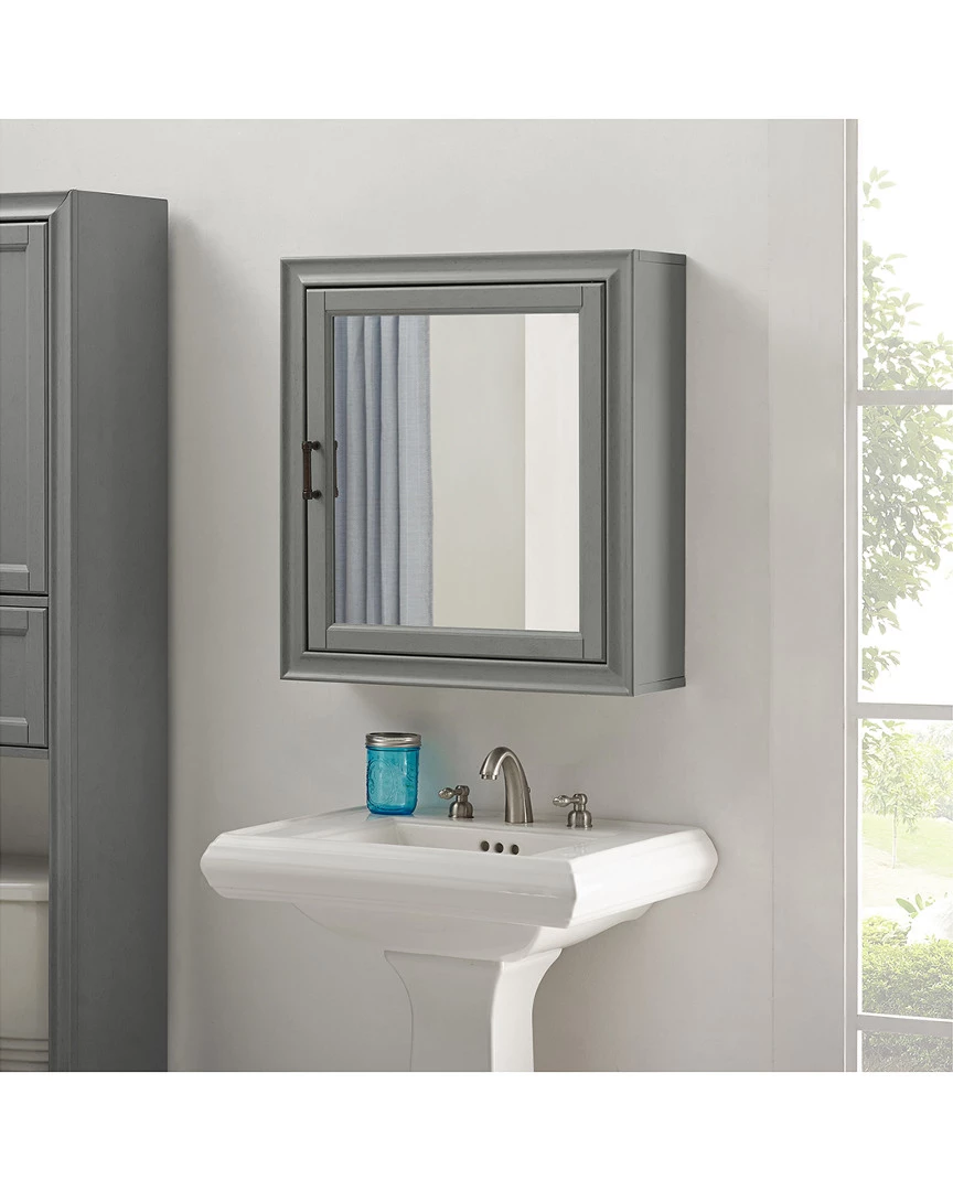 Crosley Tara Bath Mirror Cabinet Home Bookcases & Shelving - Image 2