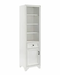 Crosley Tara Linen Cabinet Home Bookcases & Shelving