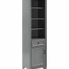 Crosley Tara Linen Cabinet Home Bookcases & Shelving