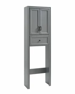 Crosley Tara Space Saver Cabinet Home Bookcases & Shelving