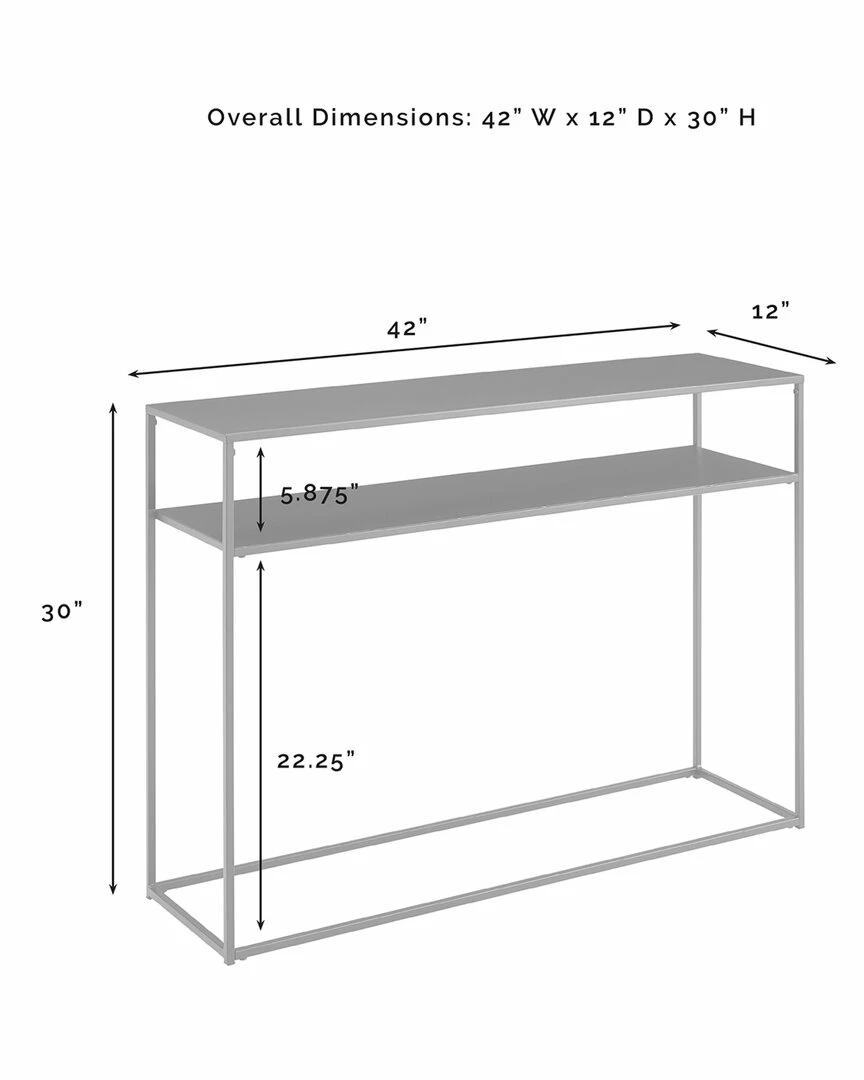 Crosley Furniture Braxton Console Table Home TV Stands & Consoles - Image 3