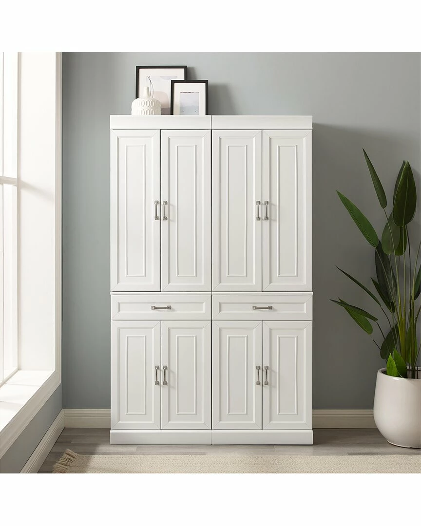 Crosley Furniture Stanton 2Pc Pantry Set - 2 Pantries Home Bookcases & Shelving - Image 2