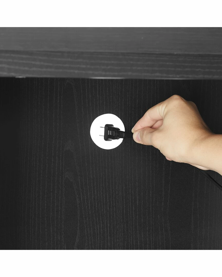 Crosley Furniture Gordon 58in Low-Profile TV Stand W/Fireplace Home TV Stands & Consoles - Image 4