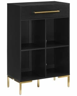 Crosley Juno Record Storage Cube Bookcase Home TV Stands & Consoles