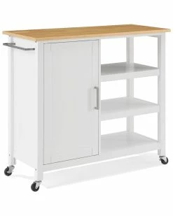 Crosley Tristan Open Kitchen Island/Cart Home Sideboards & Credenzas
