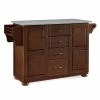 Crosley Eleanor Stainless Steel Top Kitchen Cart Home Kitchen & Pantry Storage