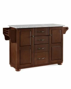 Crosley Eleanor Granite Top Kitchen Cart Home Kitchen & Pantry Storage