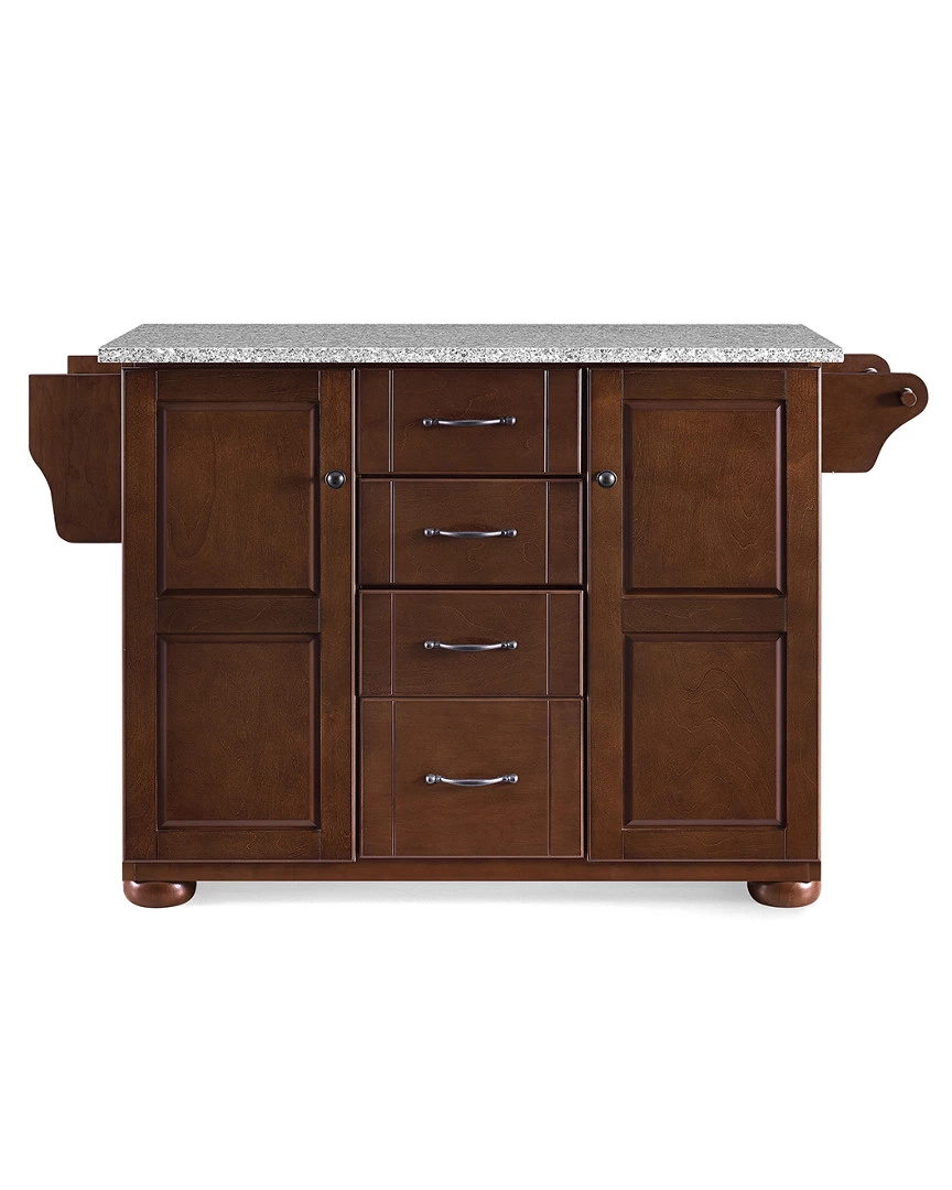 Crosley Eleanor Granite Top Kitchen Cart Home Kitchen & Pantry Storage - Image 3