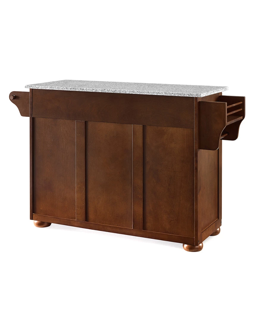 Crosley Eleanor Granite Top Kitchen Island Home Sideboards & Credenzas - Image 4