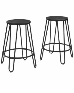 Crosley Ava 2pc Counter Height Stool Set Home Dining Chairs & Stools