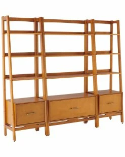 Crosley Landon 3Pc Etagere Set Home Bookcases & Shelving