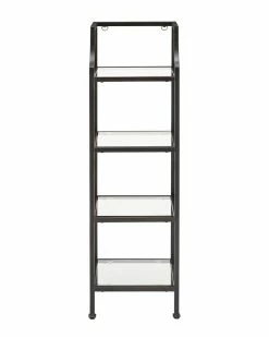 Crosley Aimee Short Etagere Home Bookcases & Shelving