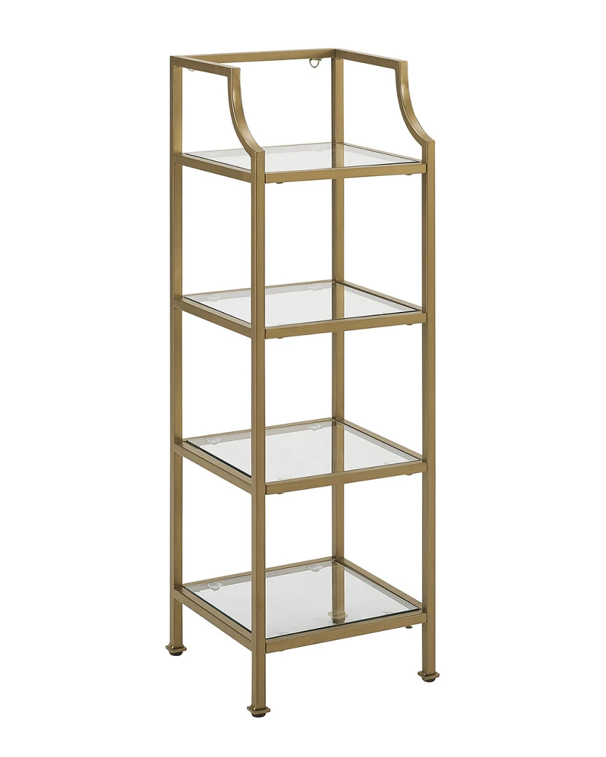 Crosley Aimee Short Etagere Home Bookcases & Shelving - Image 2