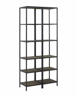 Crosley Jacobsen 2Pc Narrow Etagere Set Home Bookcases & Shelving