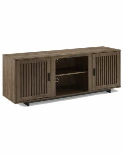 Crosley Furniture Silas 58in Low-Profile TV Stand Home TV Stands & Consoles