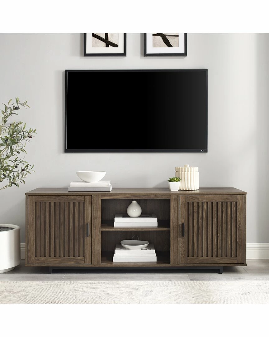 Crosley Furniture Silas 58in Low-Profile TV Stand Home TV Stands & Consoles - Image 2