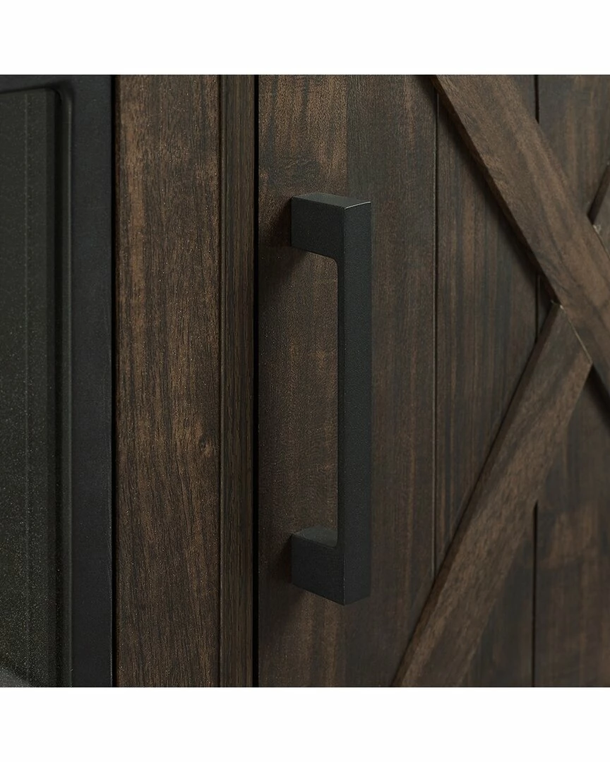 Crosley Furniture Gordon 58in Low-Profile TV Stand W/Fireplace Home TV Stands & Consoles - Image 4