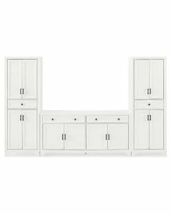 Crosley Furniture Tara 3Pc Entertainment Set Home TV Stands & Consoles