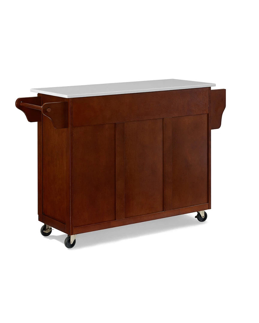 Crosley Eleanor Granite Top Kitchen Cart Home Kitchen & Pantry Storage - Image 4