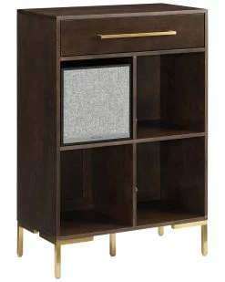 Crosley Juno Record Storage Cube Bookcase With Speaker Home TV Stands & Consoles