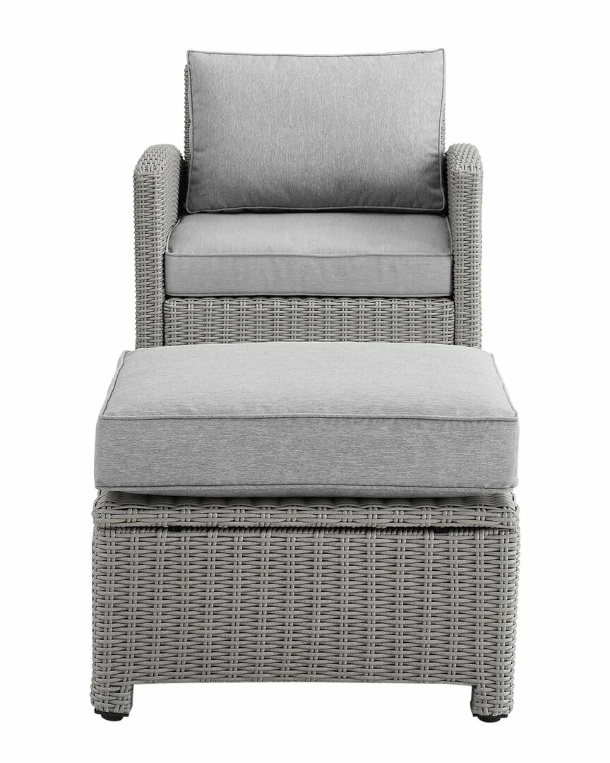 Crosley Bradenton 2Pc Outdoor Wicker Chair Set Home Seating - Image 2